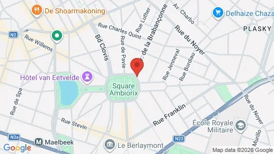 Apartments for rent i Stad Brussel - kort over placeringen