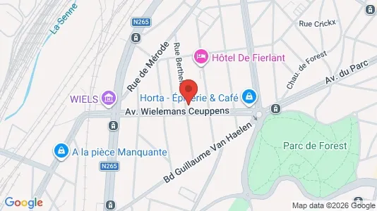 Apartments for rent i Brussels Vorst - kort over placeringen