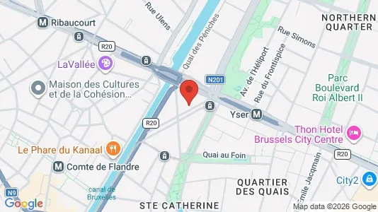 Apartments for rent i Stad Brussel - kort over placeringen