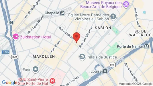 Apartments for rent i Stad Brussel - kort over placeringen
