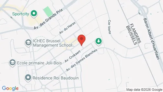 Apartments for rent i Brussels Sint-Pieters-Woluwe - kort over placeringen