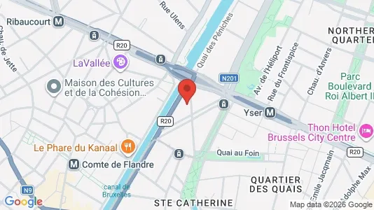 Apartments for rent i Stad Brussel - kort over placeringen