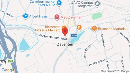 Apartments for rent i Zaventem - kort over placeringen