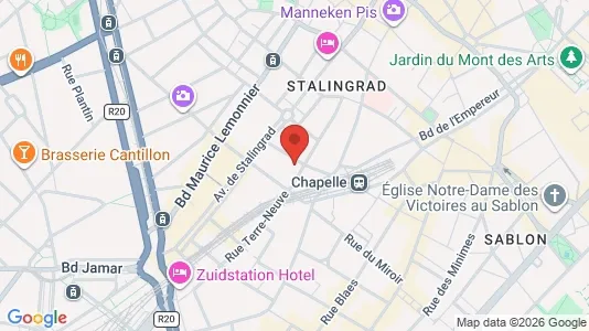 Apartments for rent i Stad Brussel - kort over placeringen