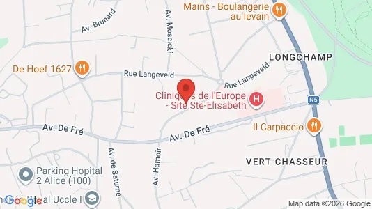 Apartments for rent i Brussels Ukkel - kort over placeringen