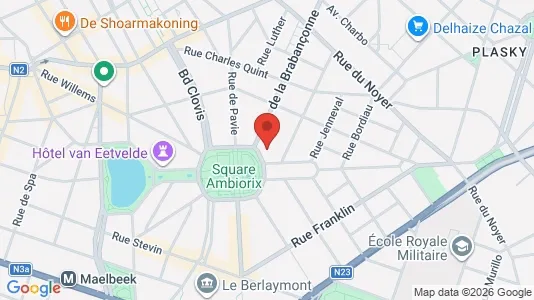 Apartments for rent i Stad Brussel - kort over placeringen