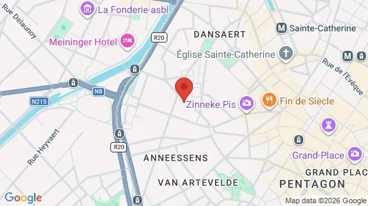Apartments for rent i Stad Brussel - kort over placeringen