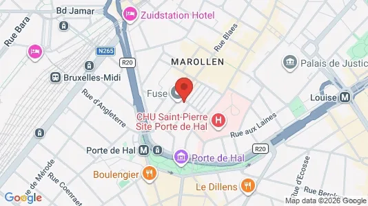 Apartments for rent i Stad Brussel - kort over placeringen