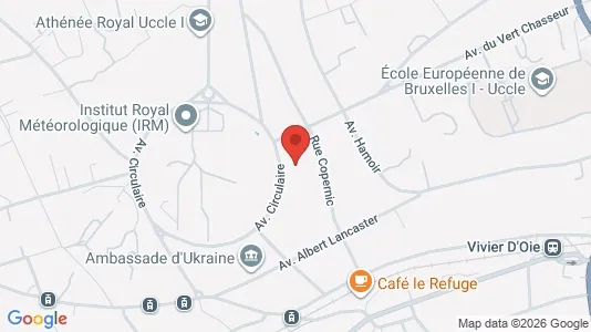 Apartments for rent i Brussels Ukkel - kort over placeringen