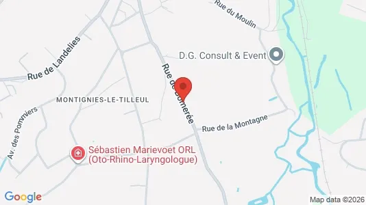 Apartments for rent i Montigny-le-Tilleul - kort over placeringen