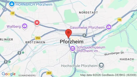 Apartments for rent in Pforzheim - Photo from Google Street View