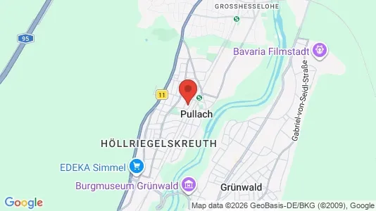 Apartments for rent in Pullach i. Isartal - Photo from Google Street View