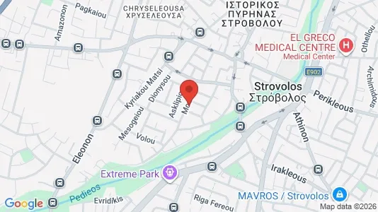 Apartments for rent i Nicosia Strovolos - kort over placeringen