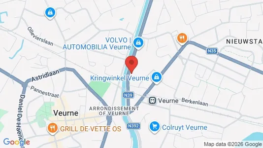 Apartments for rent in Veurne - Photo from Google Street View