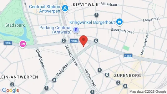Apartments for rent i Stad Antwerp - kort over placeringen
