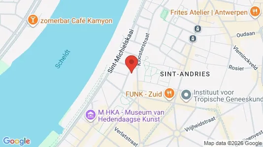 Apartments for rent i Stad Antwerp - kort over placeringen