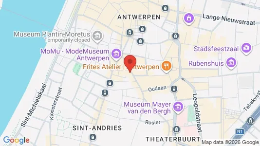 Apartments for rent i Stad Antwerp - kort over placeringen