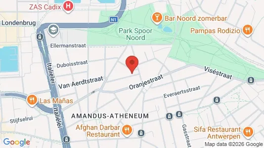 Apartments for rent i Stad Antwerp - kort over placeringen