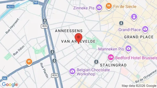 Apartments for rent i Stad Brussel - kort over placeringen