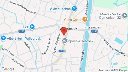 Apartments for rent i Willebroek - kort over placeringen