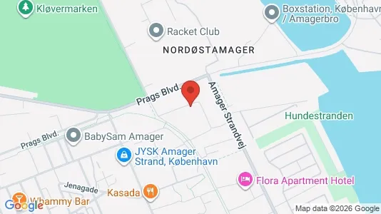 Apartments for rent i Copenhagen S - kort over placeringen