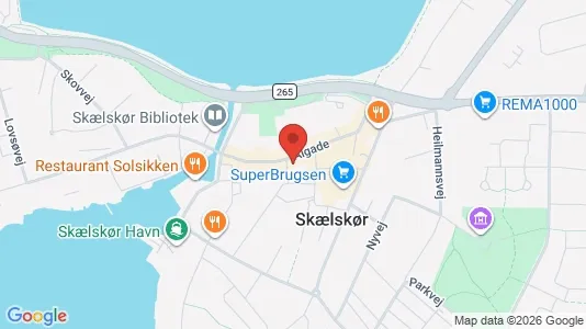 Apartments for rent i Skælskør - kort over placeringen