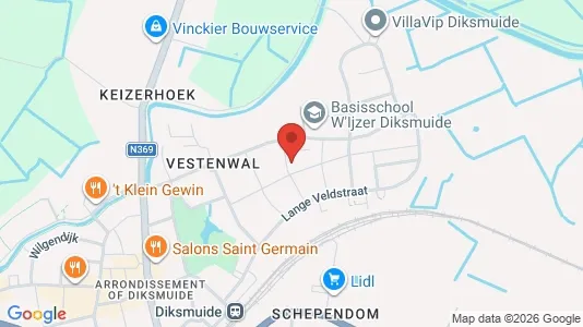 Apartments for rent in Diksmuide - Photo from Google Street View
