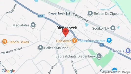 Apartments for rent i Diepenbeek - kort over placeringen