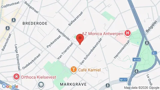 Apartments for rent i Stad Antwerp - kort over placeringen