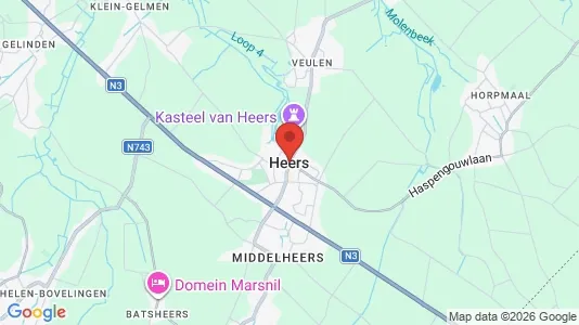 Houses for rent i Heers - kort over placeringen