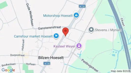 Apartments for rent i Hoeselt - kort over placeringen