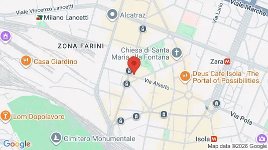 Apartments for rent i Milano Zona 1 - Centro storico - kort over placeringen
