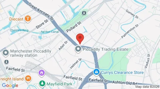 Apartments for rent i Manchester - Lancashire - kort over placeringen