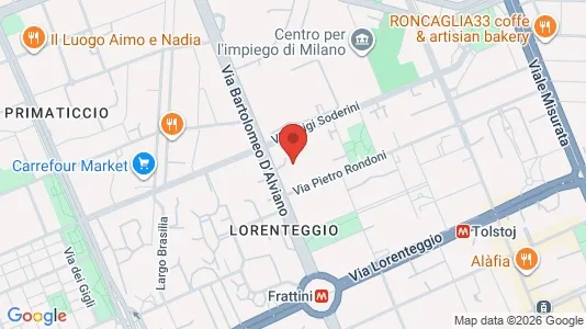 Apartments for rent i Milano Zona 6 - Barona, Lorenteggio - kort over placeringen