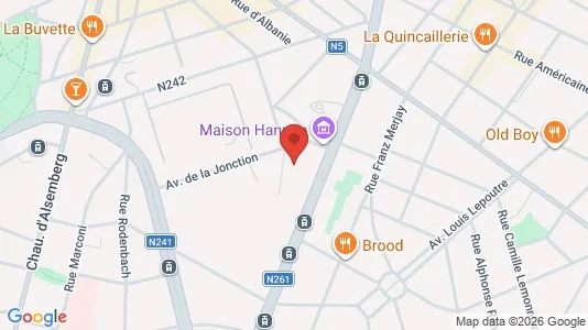 Apartments for rent i Brussels Vorst - kort over placeringen