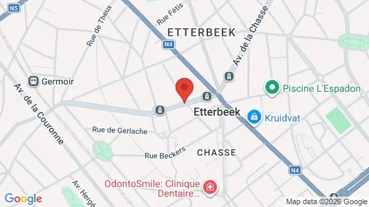 Apartments for rent i Stad Brussel - kort over placeringen