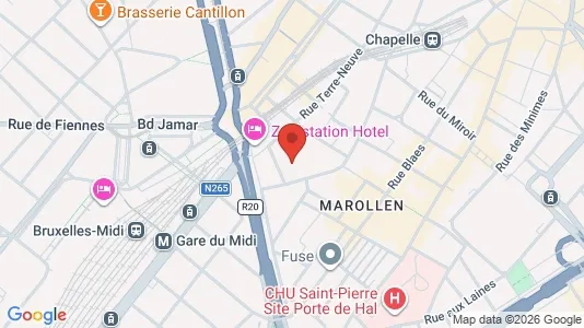 Apartments for rent i Stad Brussel - kort over placeringen