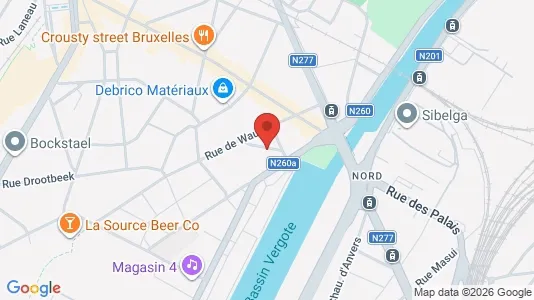 Apartments for rent i Stad Brussel - kort over placeringen