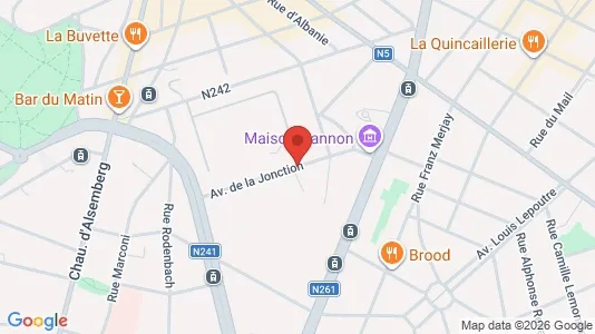 Apartments for rent i Brussels Vorst - kort over placeringen