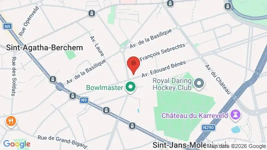 Apartments for rent i Brussels Sint-Jans-Molenbeek - kort over placeringen