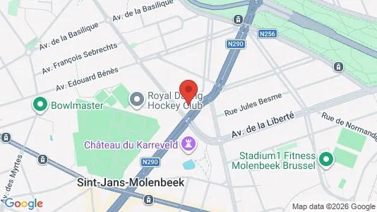 Apartments for rent i Brussels Koekelberg - kort over placeringen