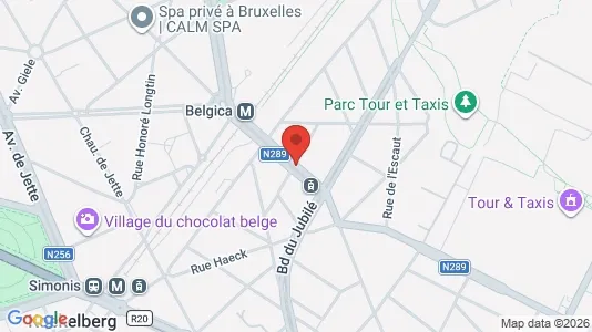 Apartments for rent i Brussels Sint-Jans-Molenbeek - kort over placeringen