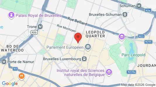 Apartments for rent i Stad Brussel - kort over placeringen