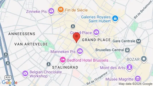 Apartments for rent i Stad Brussel - kort over placeringen