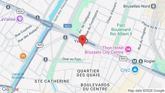Apartments for rent i Stad Brussel - kort over placeringen