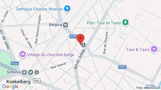 Apartments for rent i Brussels Sint-Jans-Molenbeek - kort over placeringen