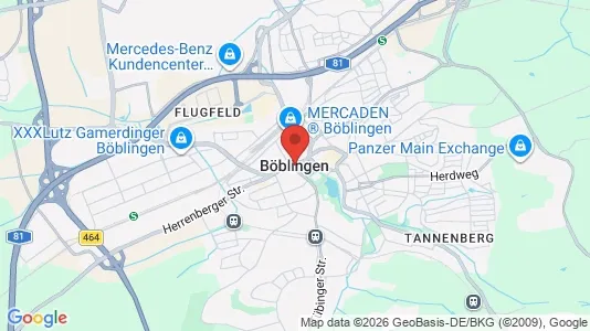 Apartments for rent in Böblingen - Photo from Google Street View