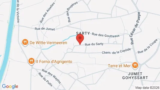 Apartments for rent i Charleroi - kort over placeringen