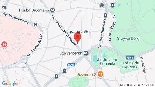 Apartments for rent i Stad Brussel - kort over placeringen