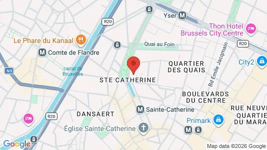 Apartments for rent i Stad Brussel - kort over placeringen